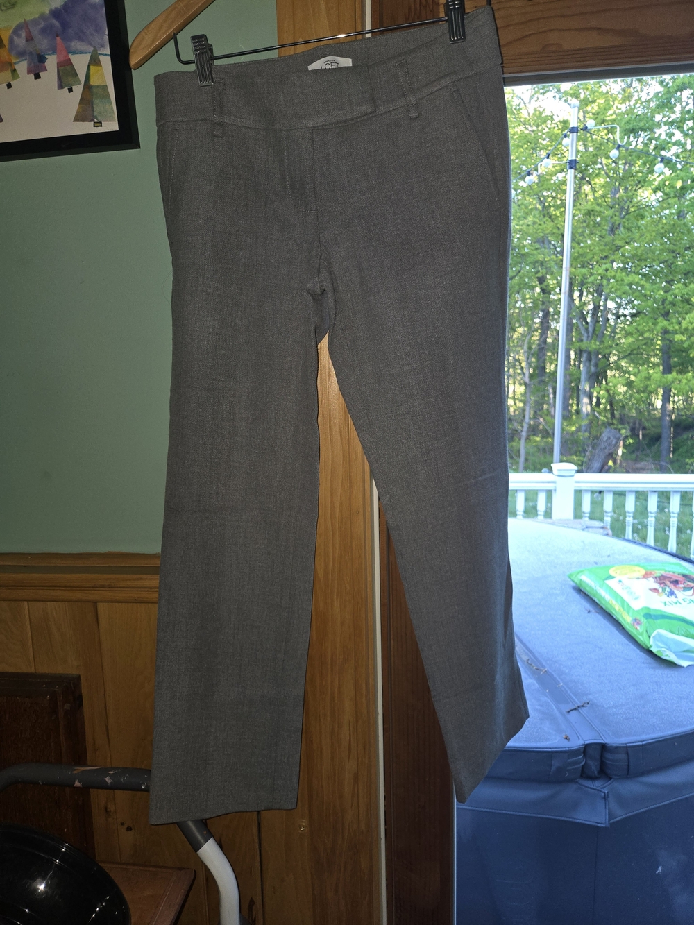 LOFT Women's Gray Dress Pants